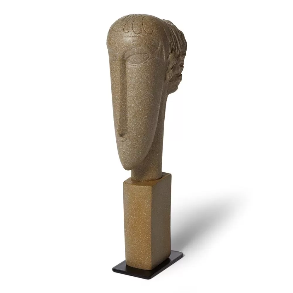 Sale Amedeo Modigliani: Green Tete Sculpture Sculpture