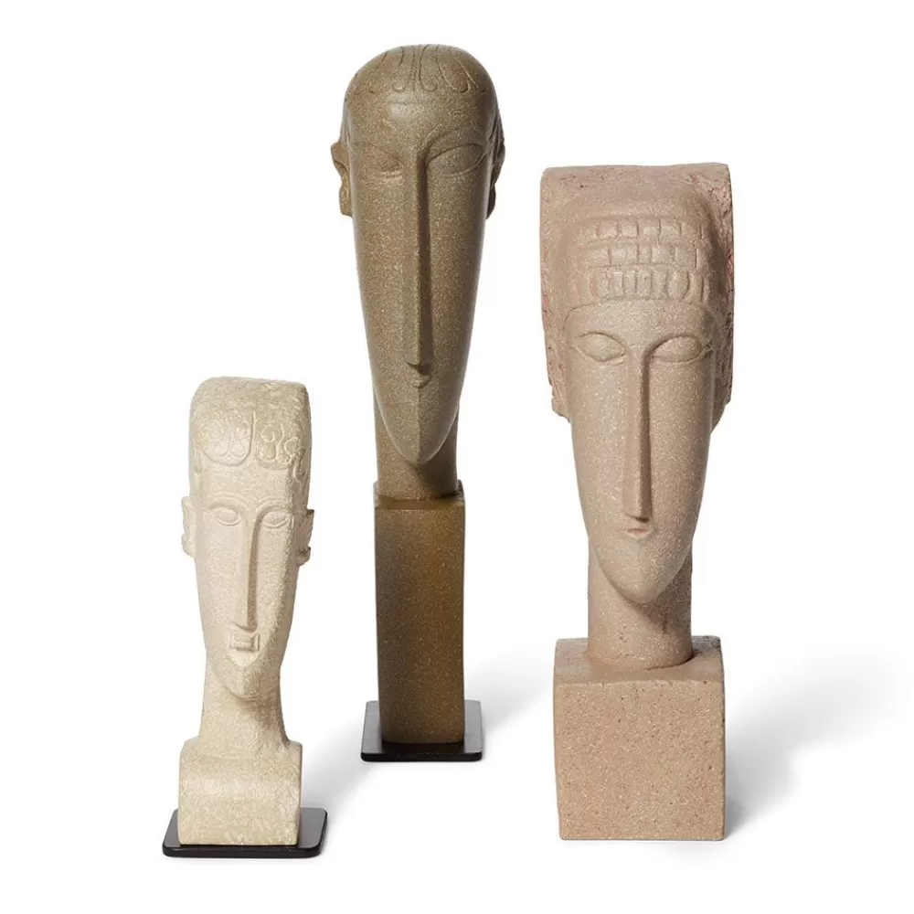 Cheap Amedeo Modigliani: Tete Sculpture Set Sculpture