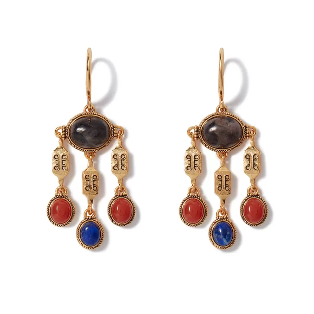 Outlet Ancient Gems Chandelier Earrings Earrings