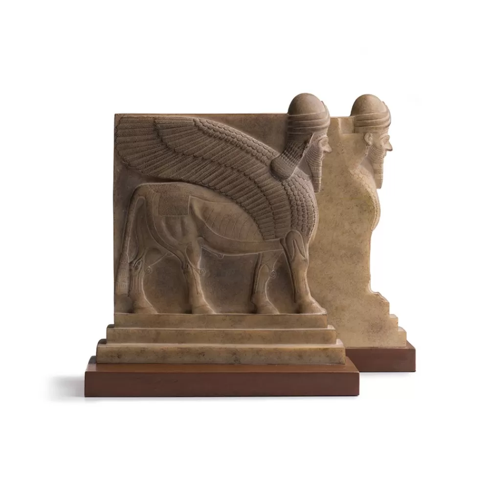 Fashion Assyrian Palace Guard Bookends Decorative Accents