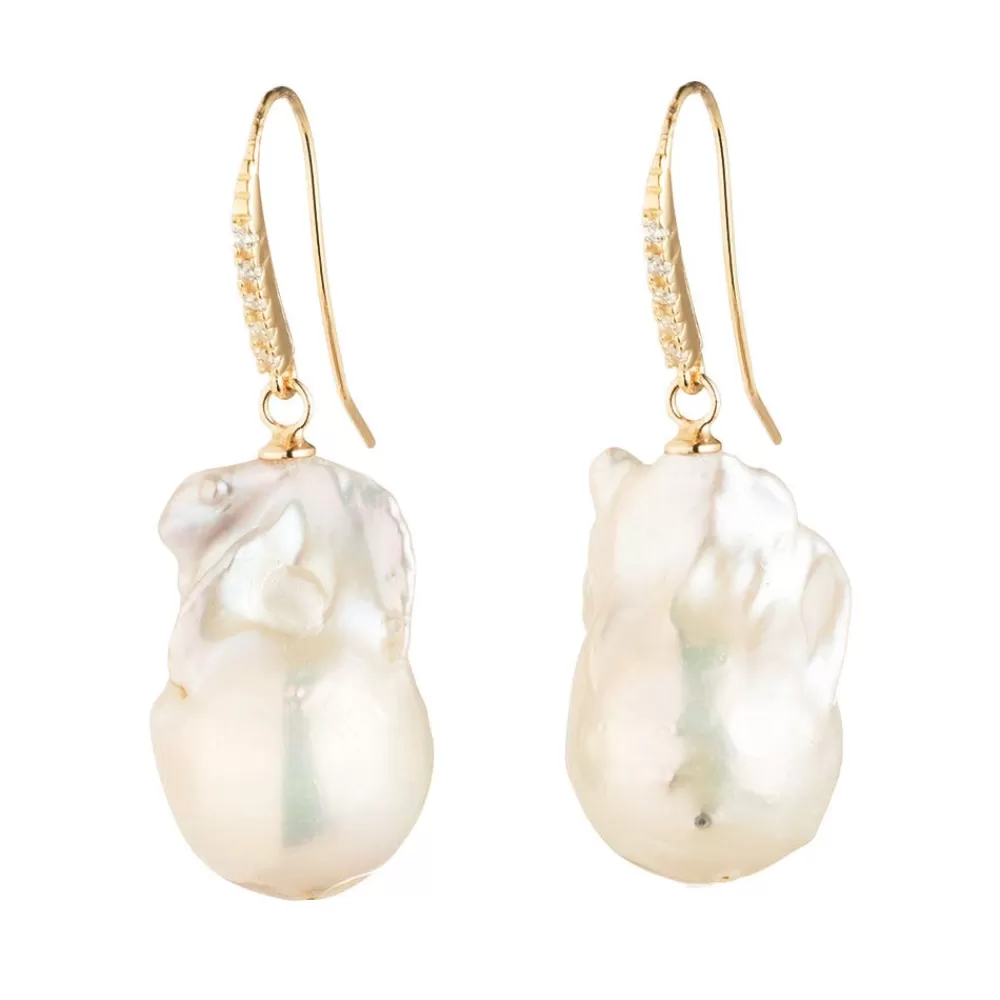 Cheap Baroque Pearl Drop Earrings Earrings