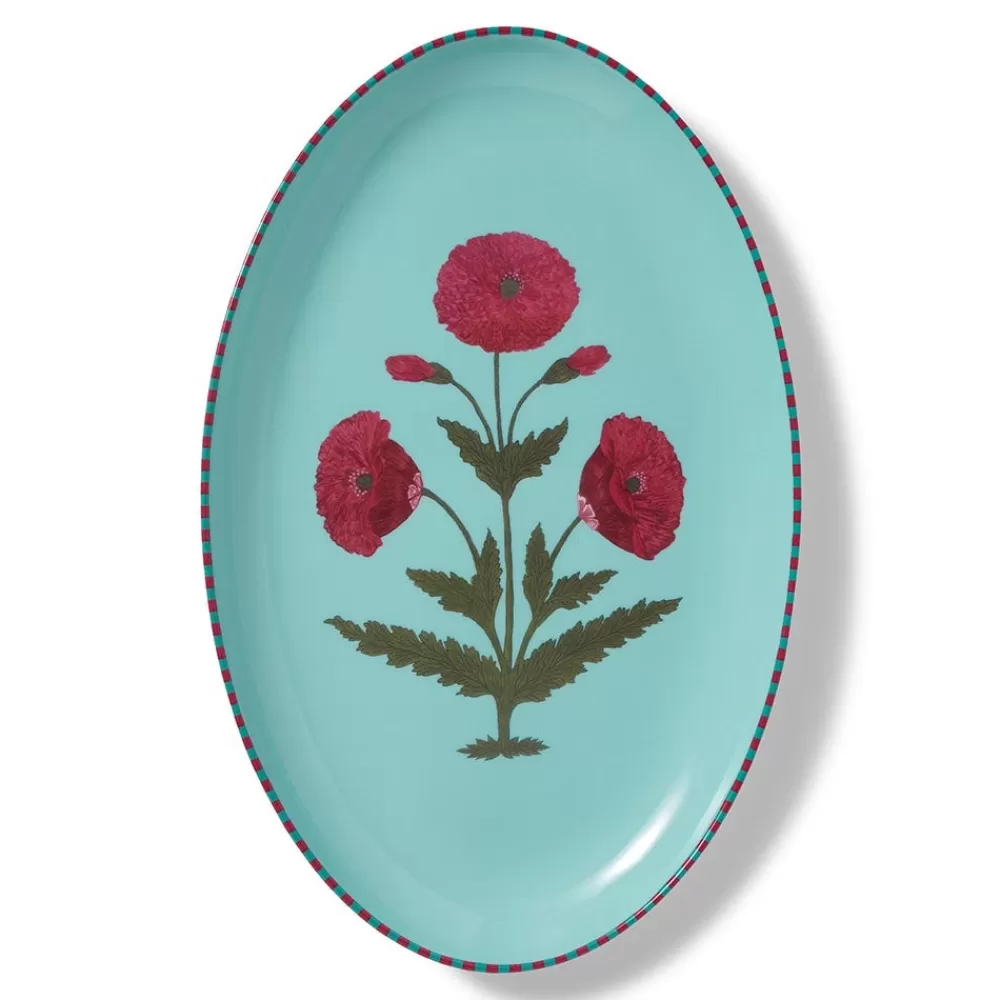 Shop Blooming Poppies Single Motif Serving Dish Tableware