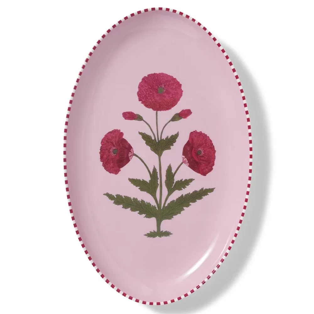 Shop Blooming Poppies Single Motif Serving Dish Tableware