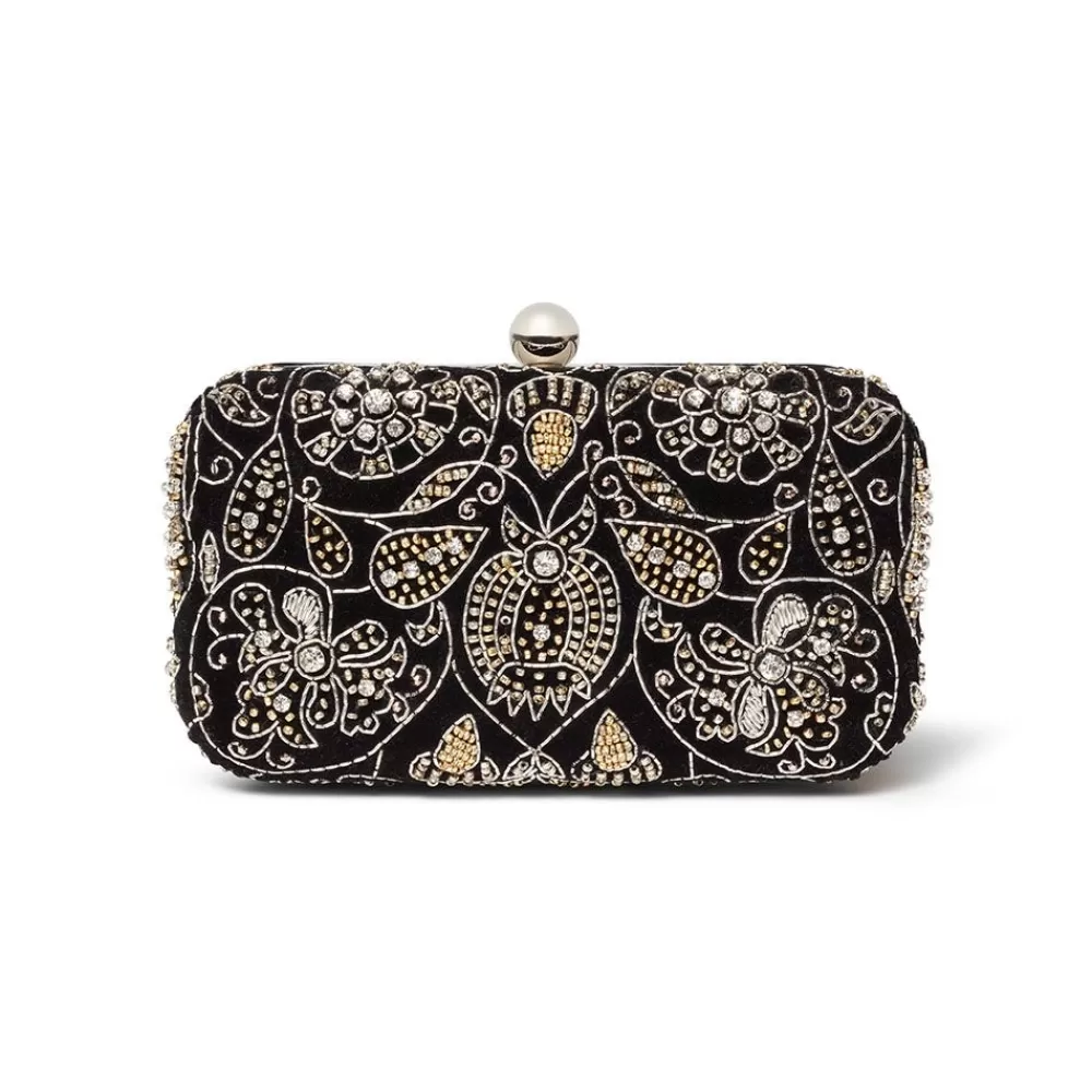 Discount British Floral Beaded Clutch Bags