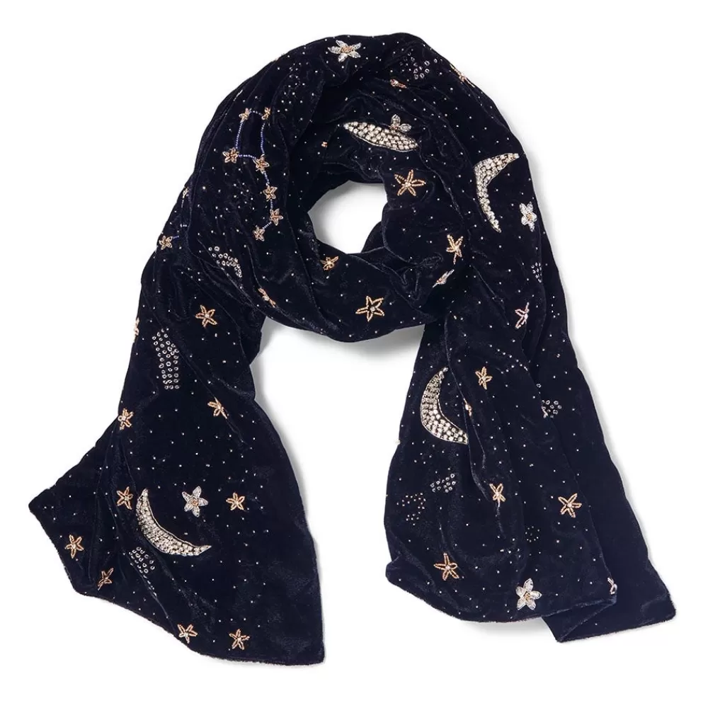 Cheap Celestial Beaded Scarf Scarves & Wraps