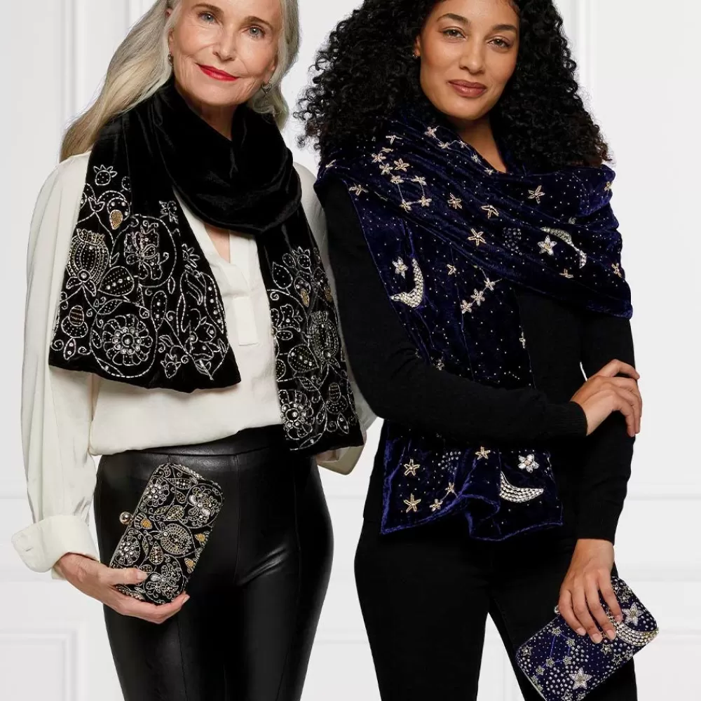 Cheap Celestial Beaded Scarf Scarves & Wraps