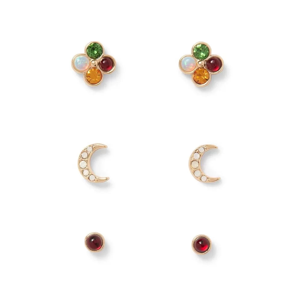 Cheap Celestial Symbols Stellar Stud Earrings Set Earrings