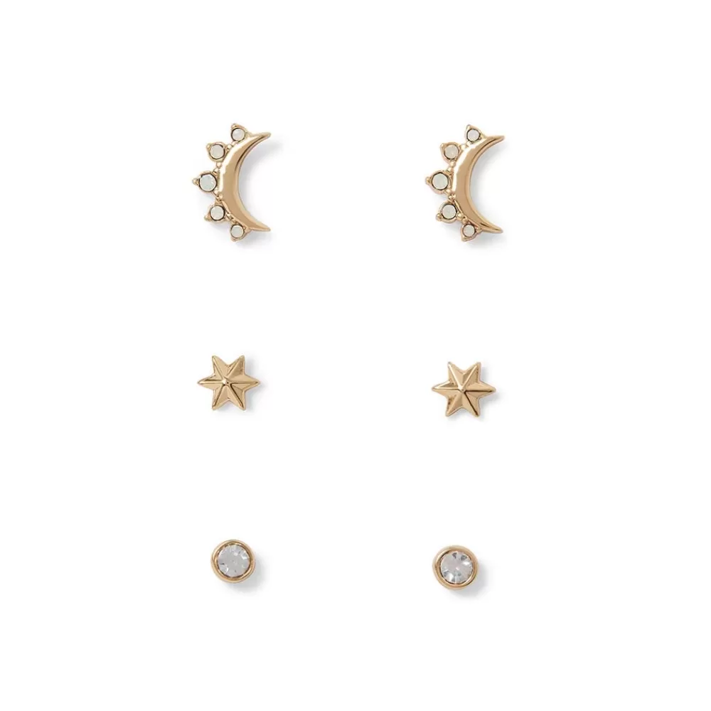 Online Celestial Symbols Stud Earrings Set Earrings