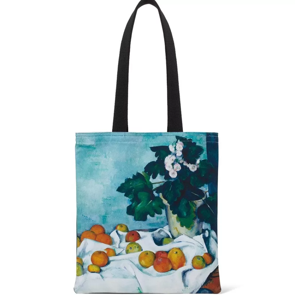 Hot Cezanne Apples And Primroses Tote Bags