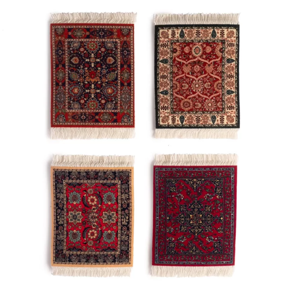 Online Coasterrug Assorted Designs Set Tableware