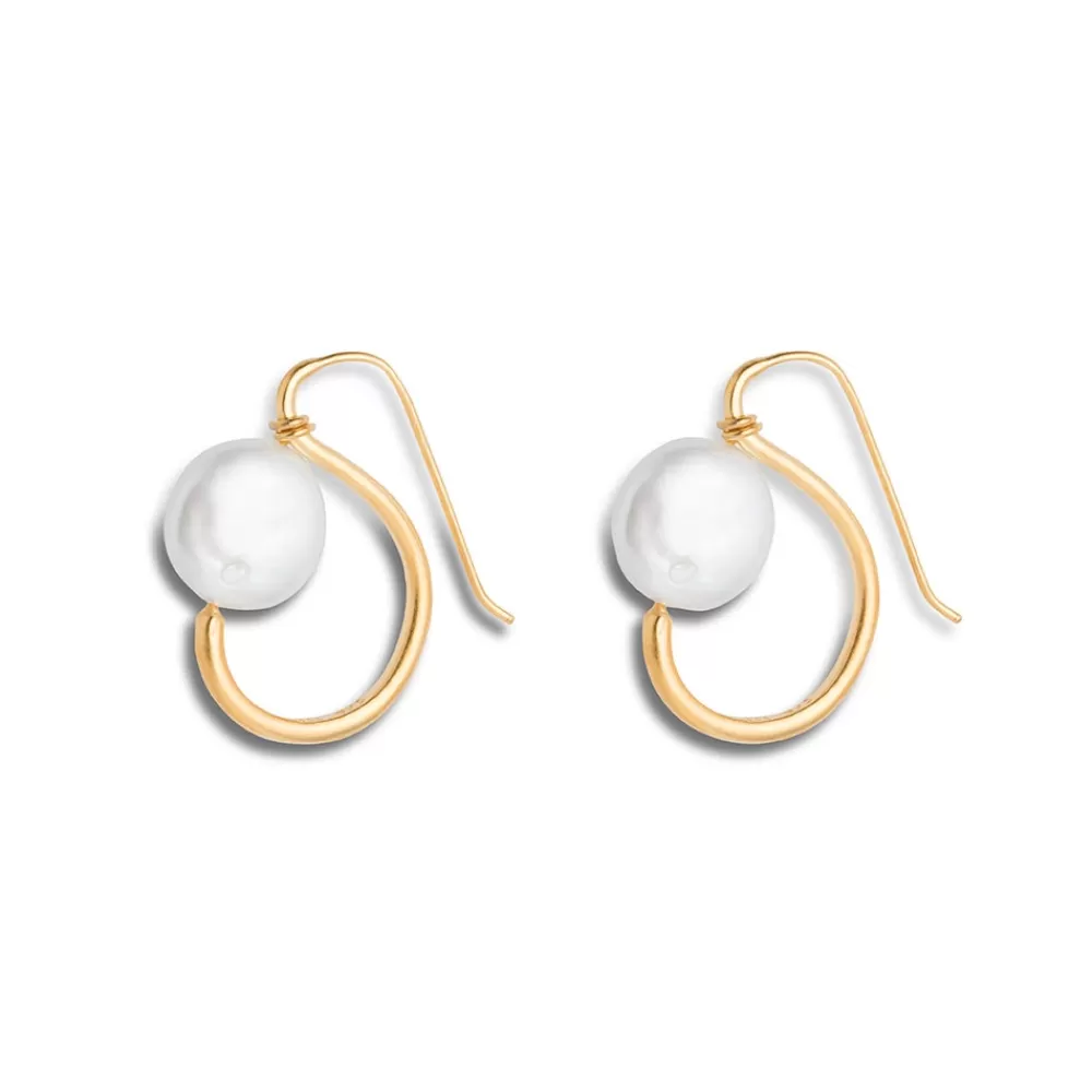 Online Coin Pearl Earrings Earrings