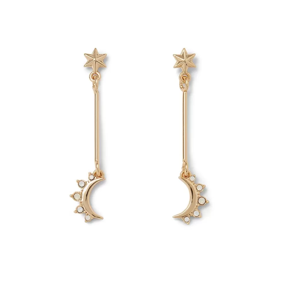 Best Crescent Moon Drop Earrings Earrings