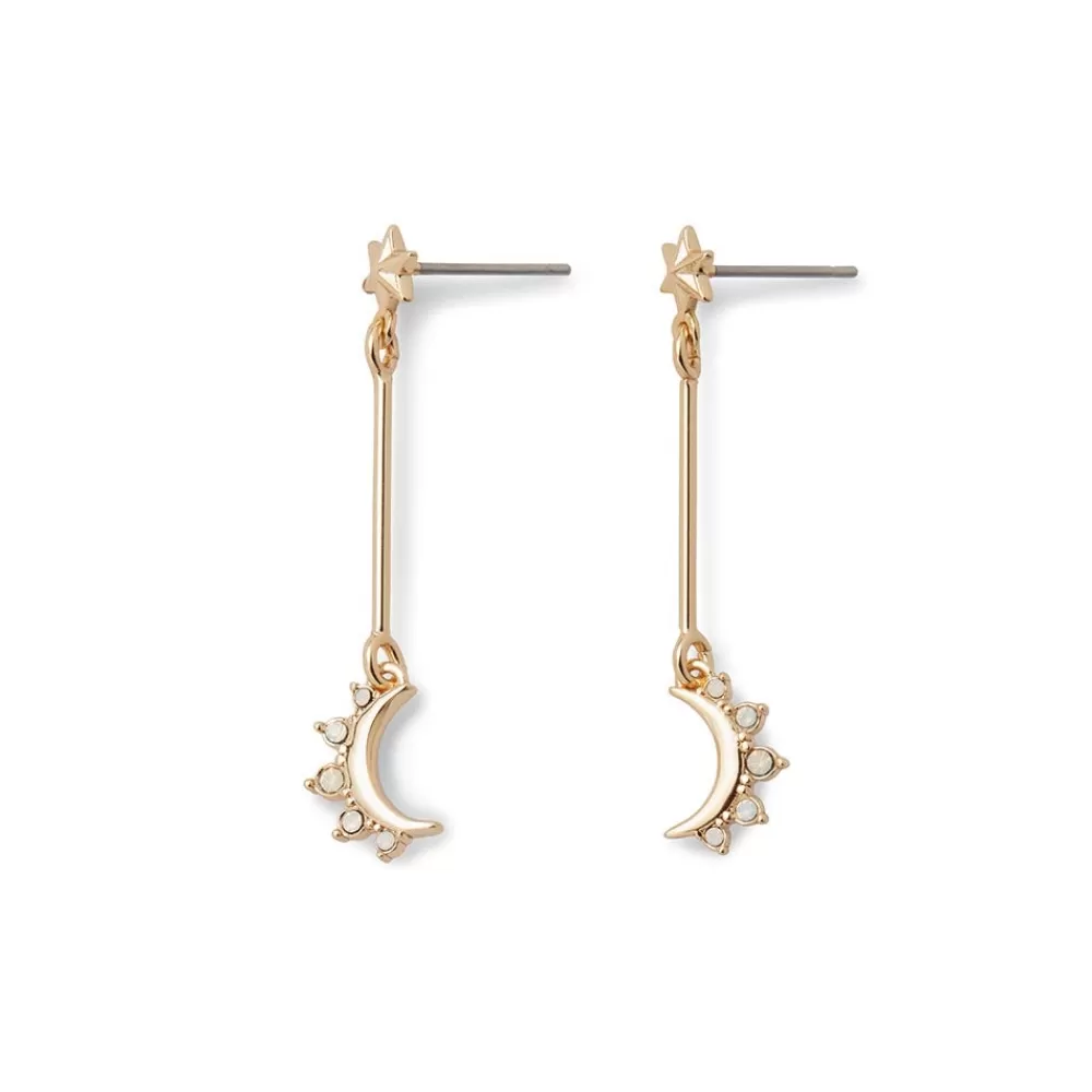 Best Crescent Moon Drop Earrings Earrings