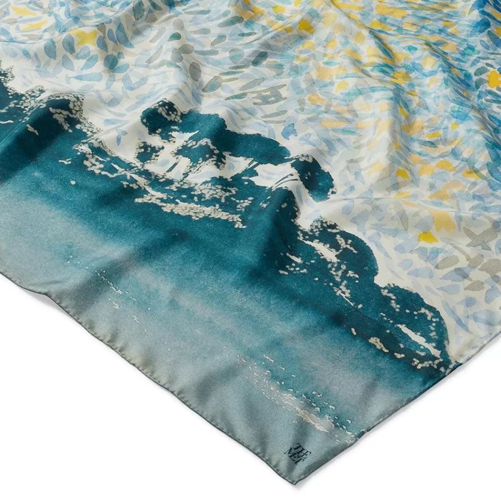 Online Cross Landscape With Stars Square Silk Scarf Scarves & Wraps