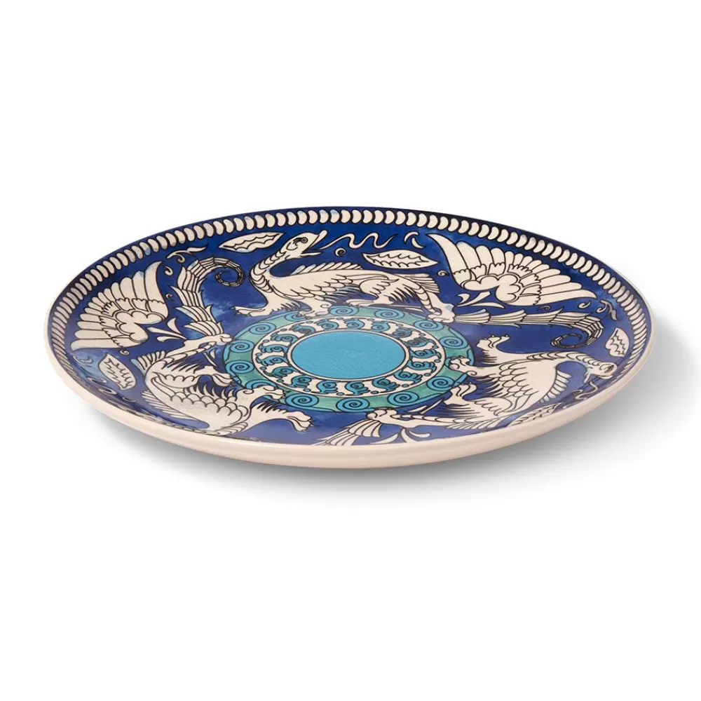 Shop De Morgan Stylized Dragons Serving Plate Tableware