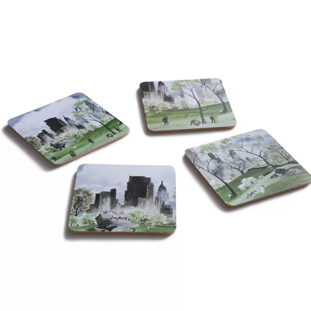 Fashion Dehn Spring In Central Park Coasters Tableware