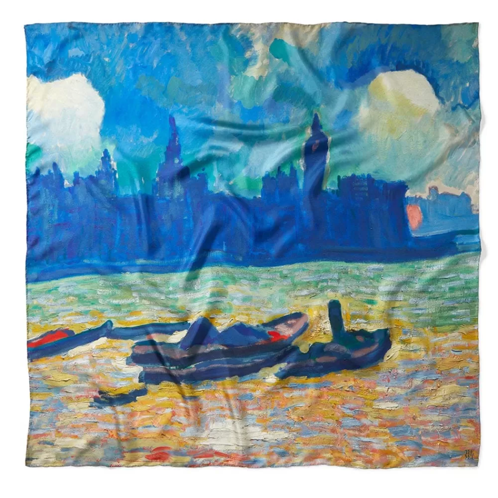 Best Sale Derain Palace Of Westminster Silk Scarf Scarves & Wraps