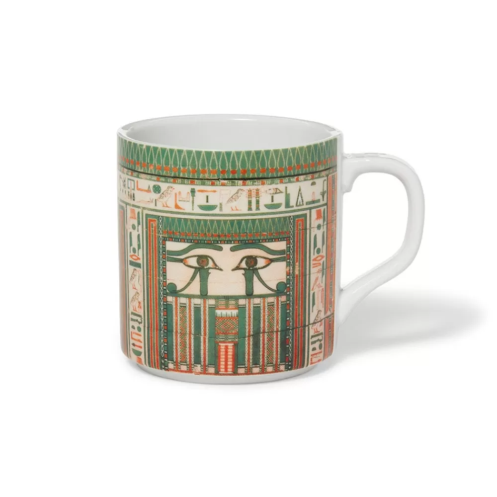 Store Egyptian Coffin Mug And Tea Towel Set Tableware