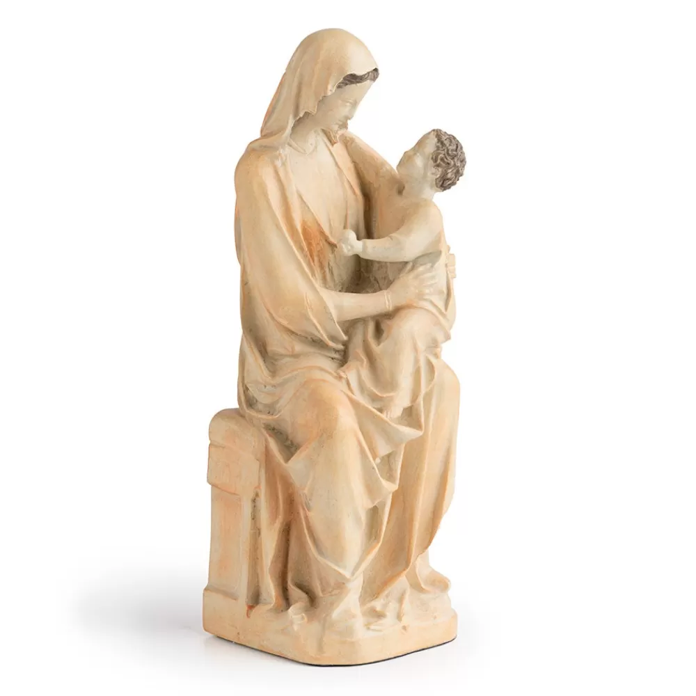 Shop Enthroned Virgin And Child Sculpture Sculpture