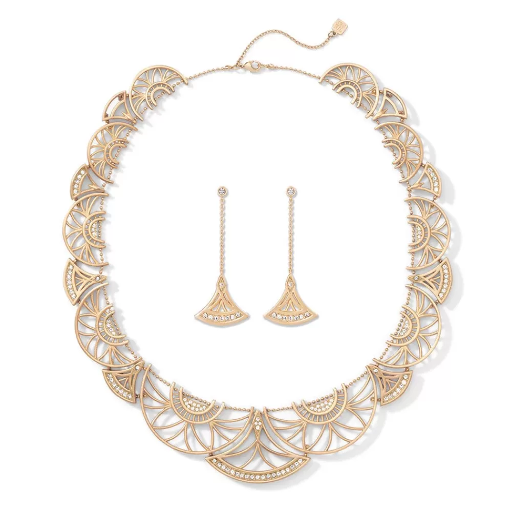 Cheap Erte Zizi Necklace And Drop Earrings Set Jewelry Sets