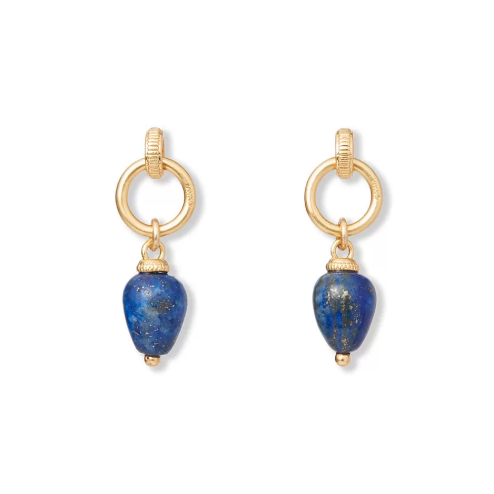 Cheap Etruscan Lapis Doorknocker Earrings Earrings