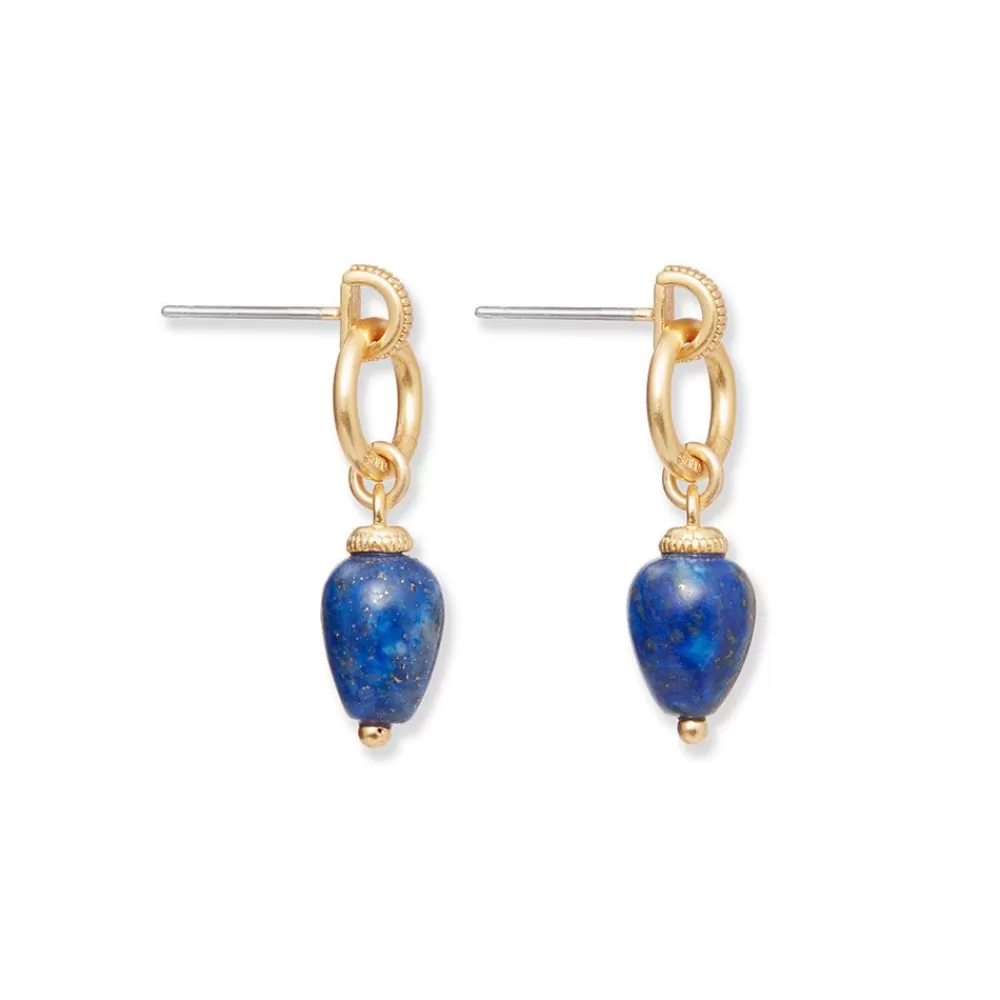 Cheap Etruscan Lapis Doorknocker Earrings Earrings