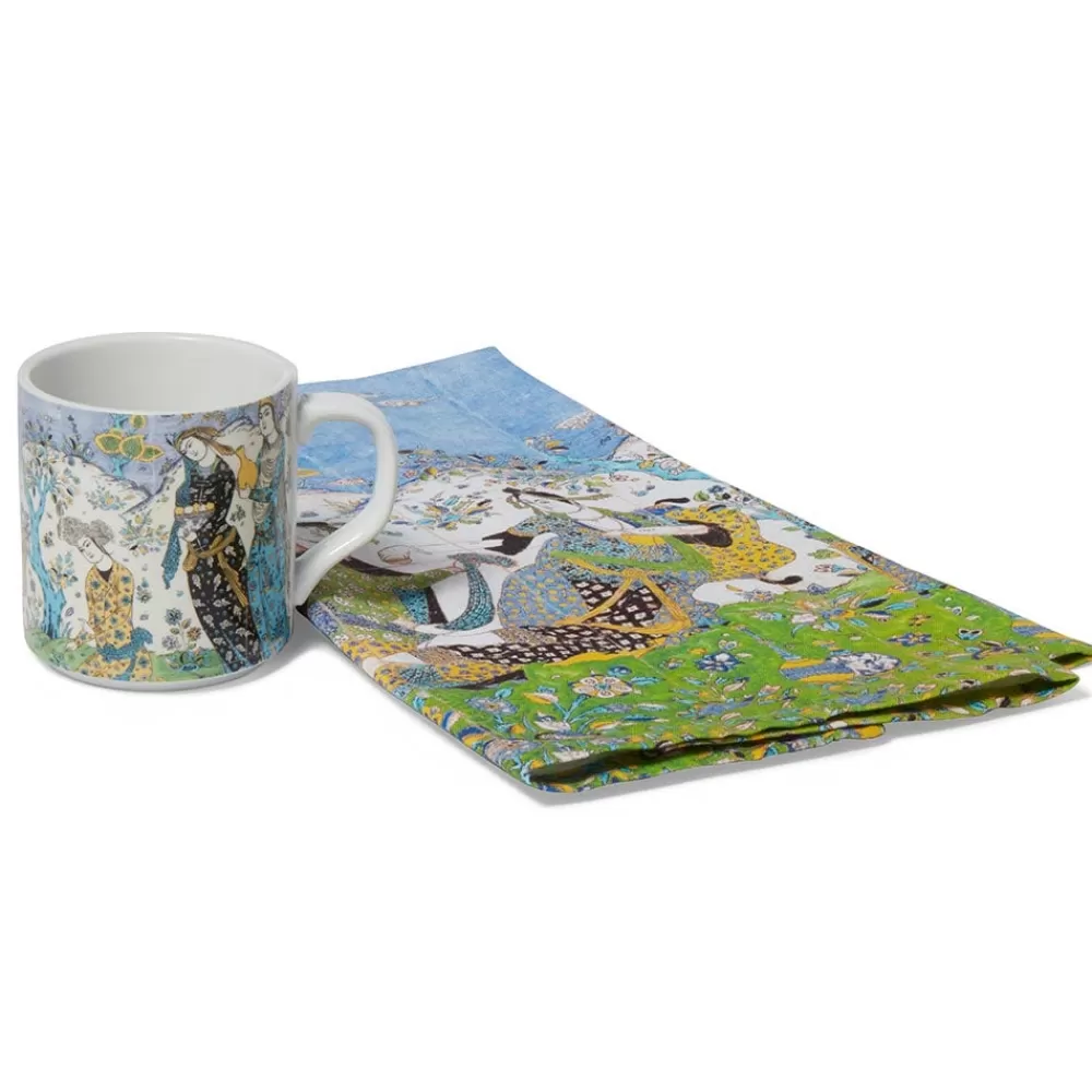 Cheap Garden Gathering Mug And Tea Towel Set Tableware