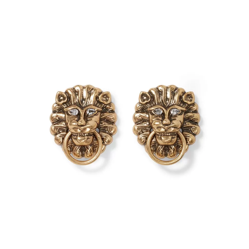 Best German Lion Door Knocker Stud Earrings Earrings