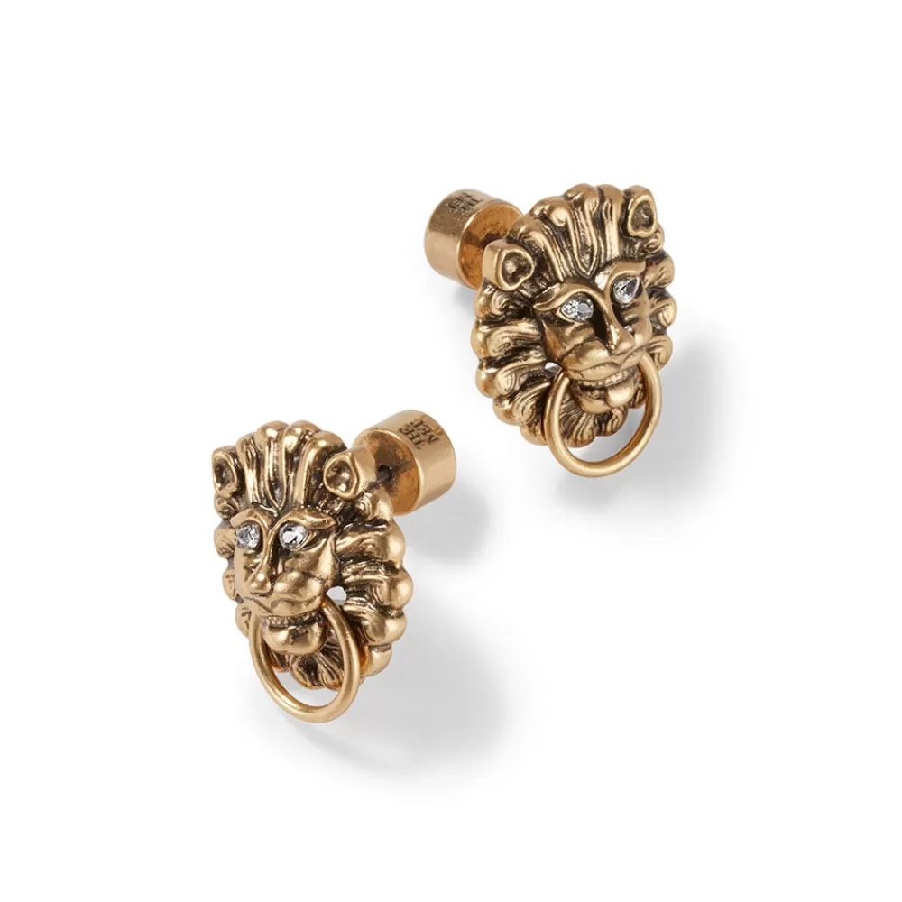 Best German Lion Door Knocker Stud Earrings Earrings