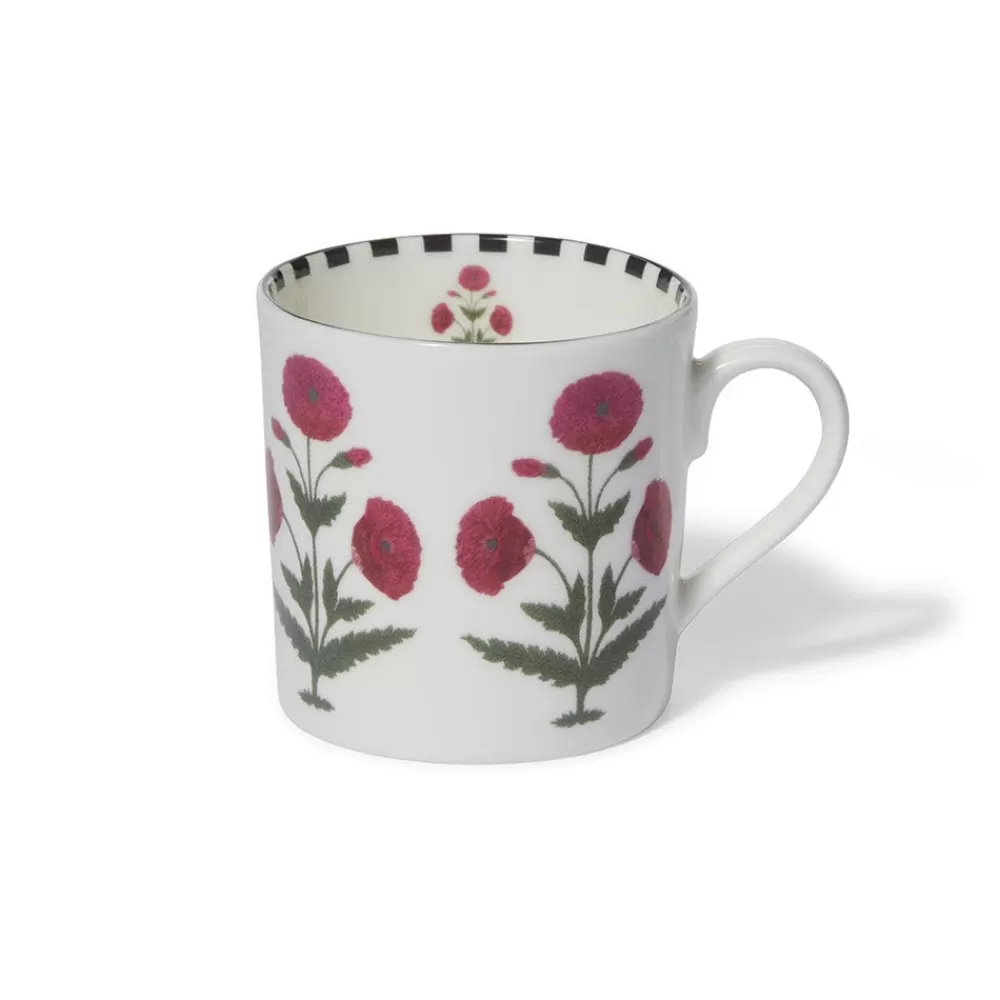 Flash Sale Good Earth Blooming Poppies Mug Tableware