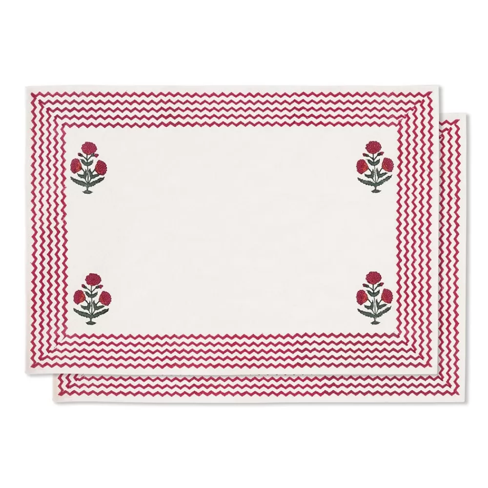 Clearance Good Earth Blooming Poppies Placemat Set Tableware