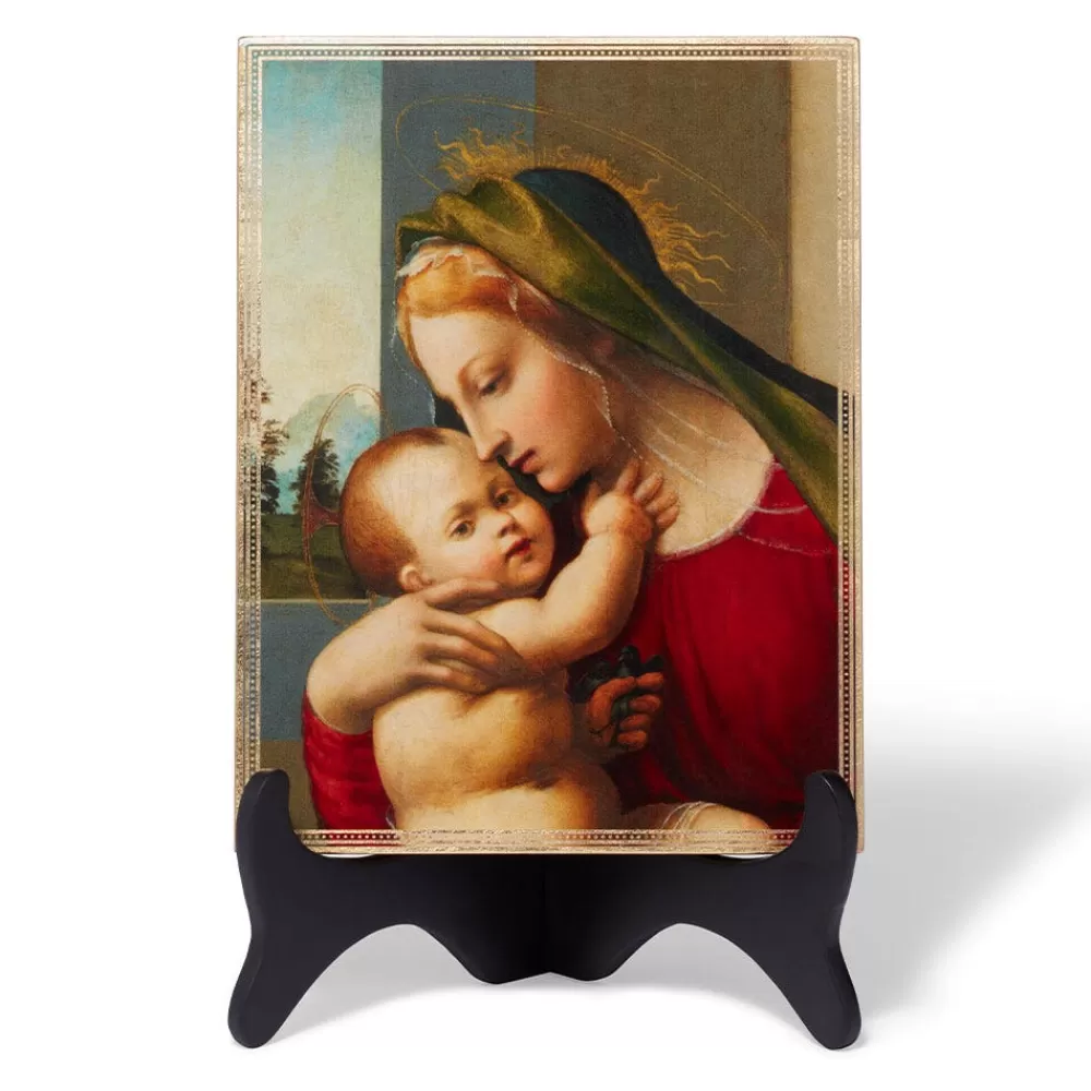 Fashion Granacci Madonna And Child Plaque With Easel Decorative Accents