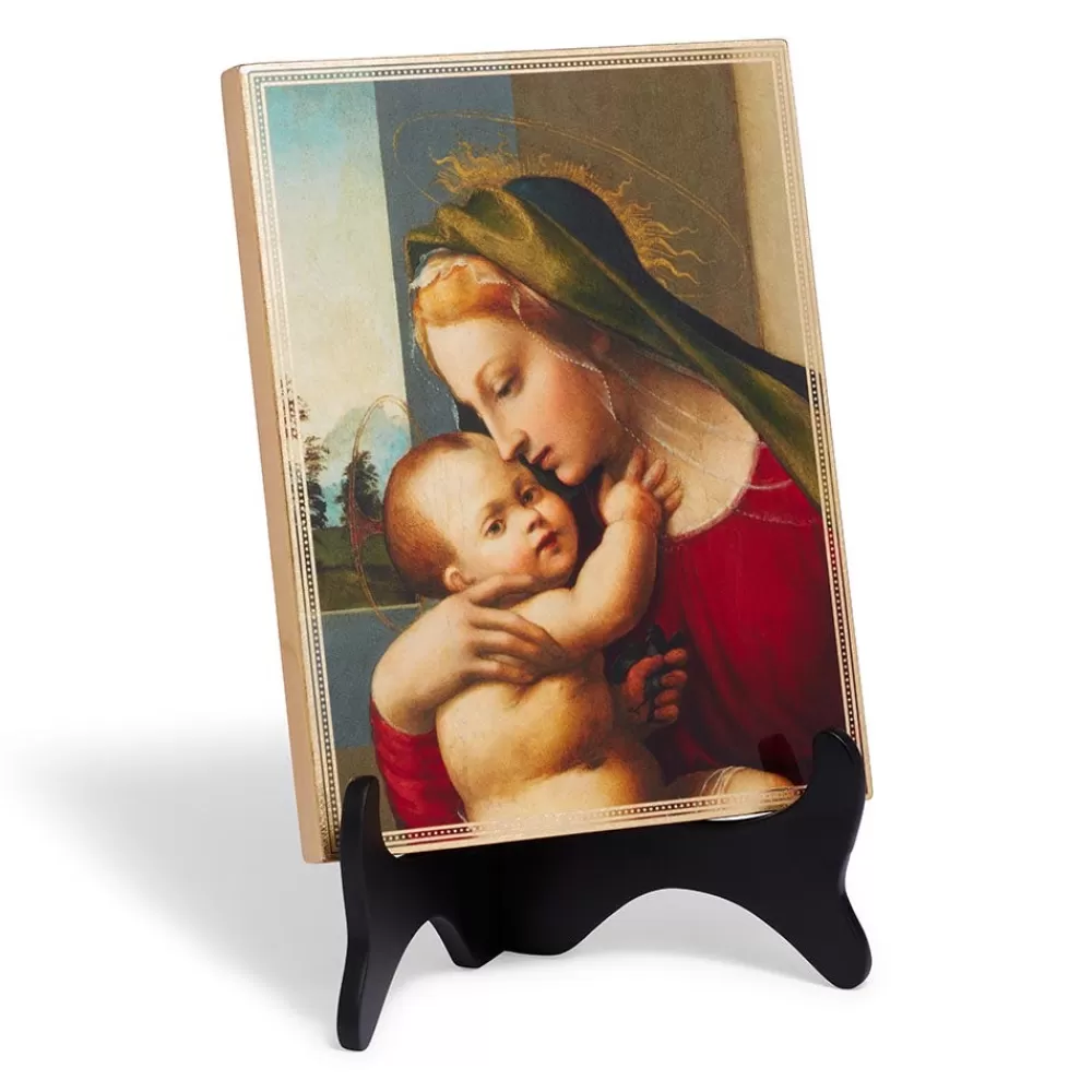 Fashion Granacci Madonna And Child Plaque With Easel Decorative Accents