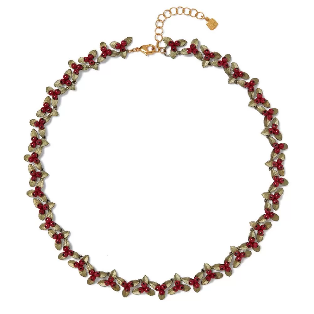 Outlet Holly Berry Jade Statement Necklace Necklaces