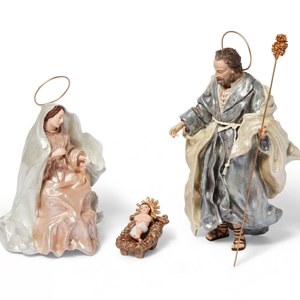 Discount Italian Creche Holy Family Figurine Set Ornaments