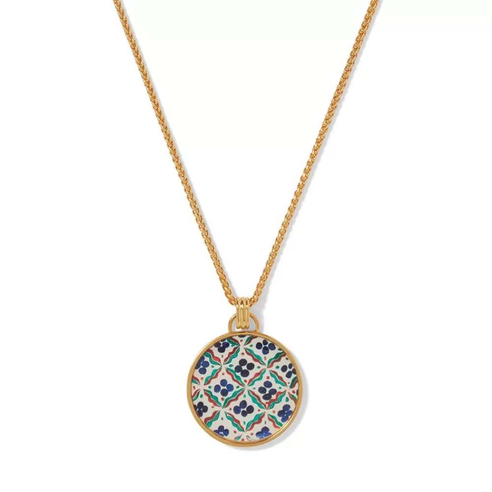 New Iznik Cintamani Enamel Pendant Necklace Necklaces