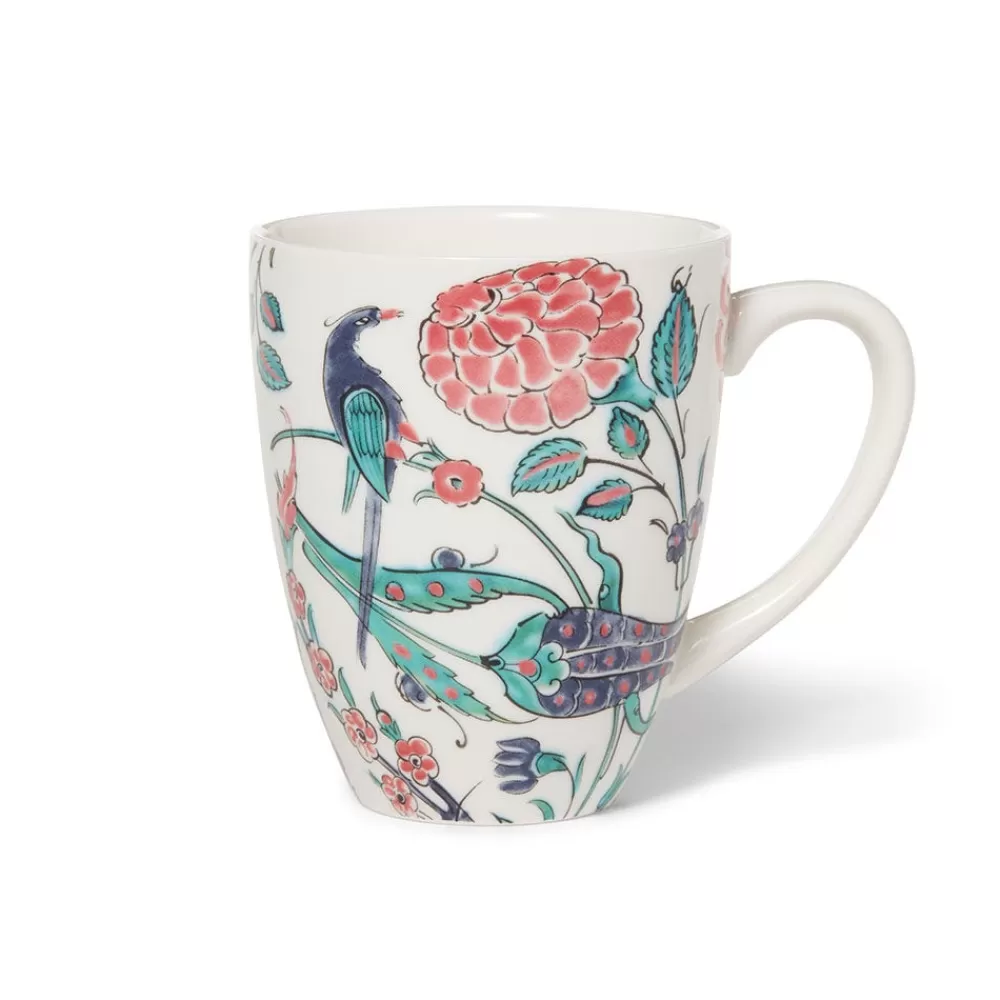 Discount Iznik Garden Covered Mug With Tea Infuser Tableware