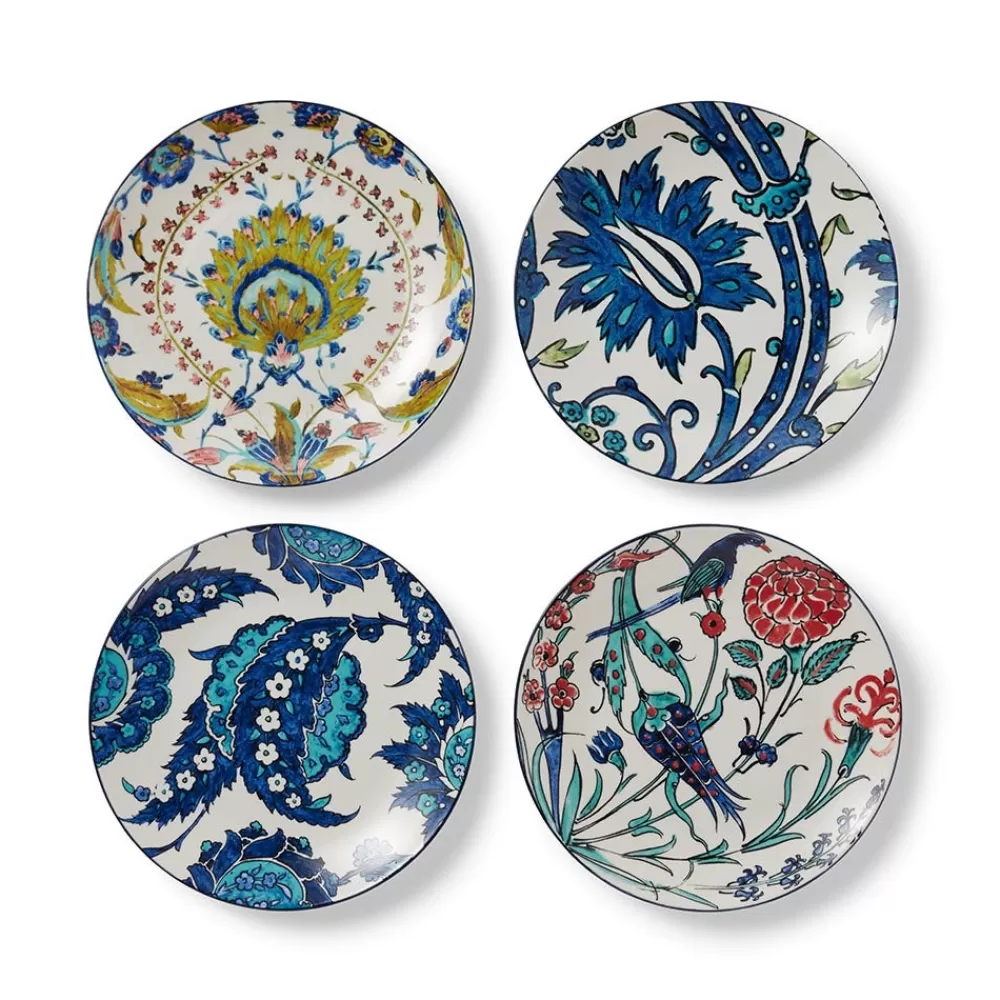 Shop Iznik Garden Side Plate Set Tableware