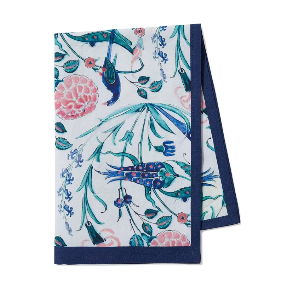 Sale Iznik Garden Tea Towel Decorative Accents