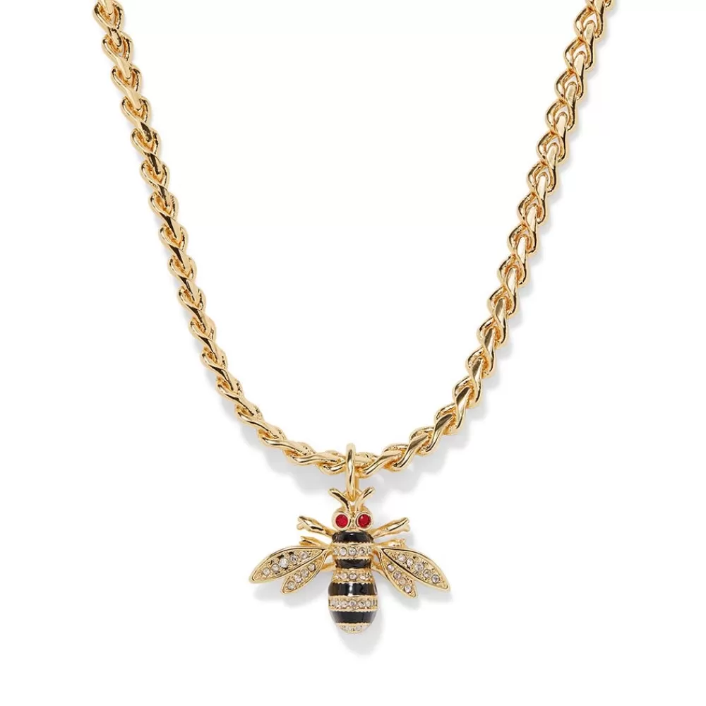 Flash Sale Jeweled Bee Pendant Necklace Necklaces