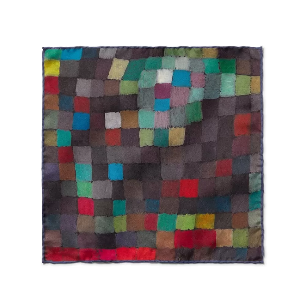 Clearance Klee May Picture Silk Pocket Square Small Accessories