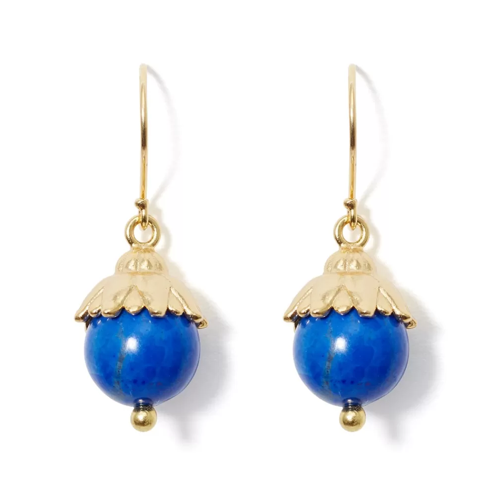 Shop Lotus Bead Drop Earrings Earrings