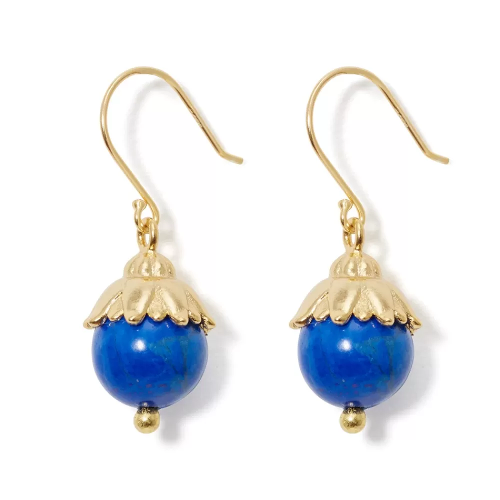 Shop Lotus Bead Drop Earrings Earrings