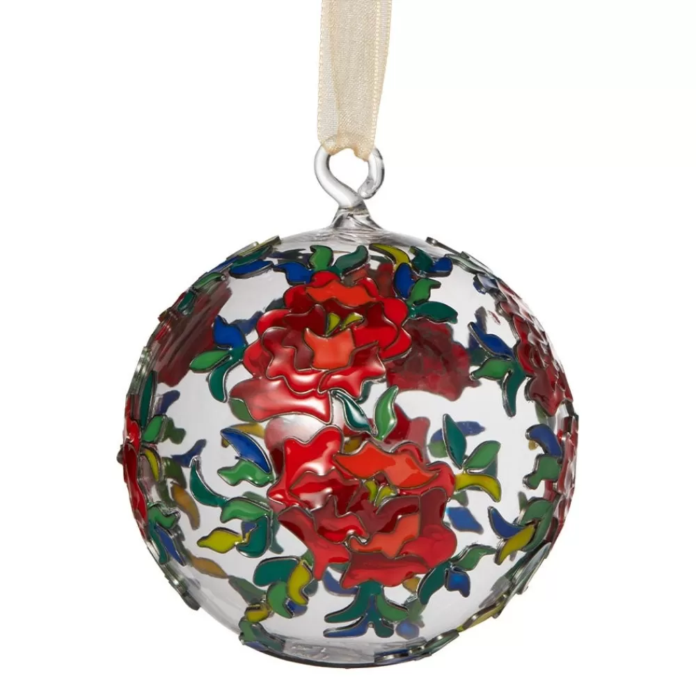 Store Louis C. Tiffany Peony Cloisonne Ornament Ornaments