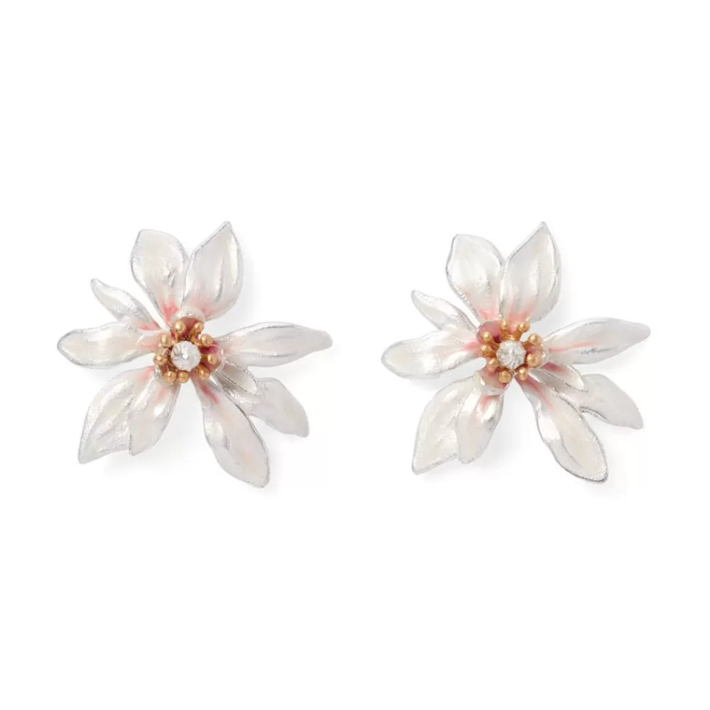 Fashion Magnolia Stud Earrings Earrings