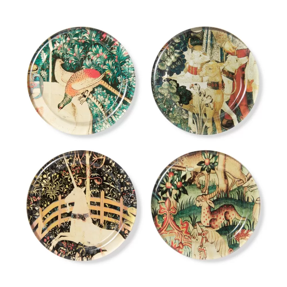 Cheap Medieval Creatures Glass Coasters Tableware