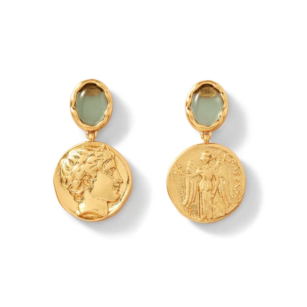 Clearance Mediterranean Coin Drop Earrings Earrings