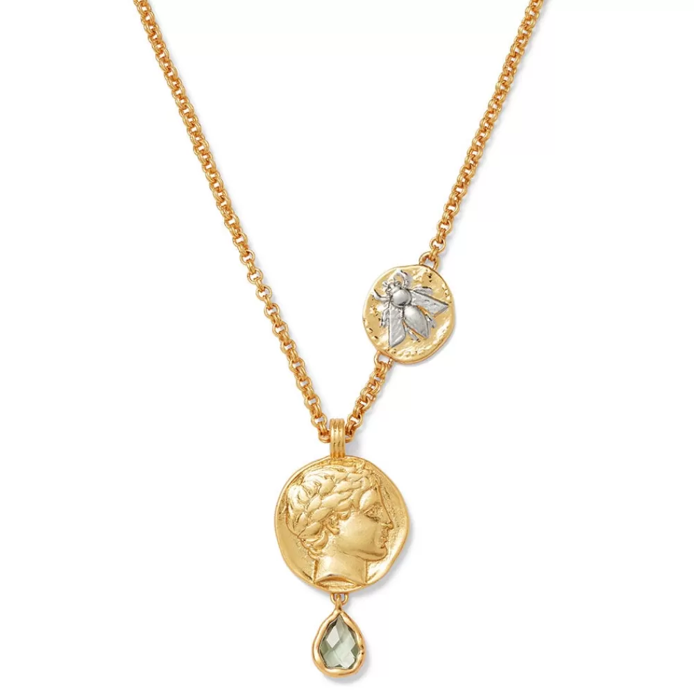 Clearance Mediterranean Coin Pendant Necklace Necklaces