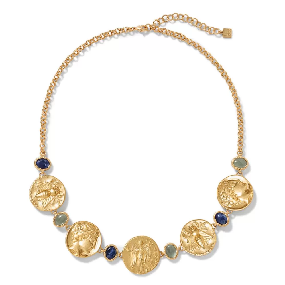 Discount Mediterranean Coin Statement Necklace Necklaces