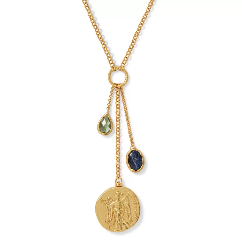 Online Mediterranean Coin Y-Necklace Necklaces